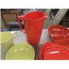 Image 4 : Melmac Assorted Plates, Bowls + Serving Ware- Various Colors