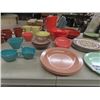 Image 5 : Melmac Assorted Plates, Bowls + Serving Ware- Various Colors