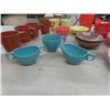Image 6 : Melmac Assorted Plates, Bowls + Serving Ware- Various Colors