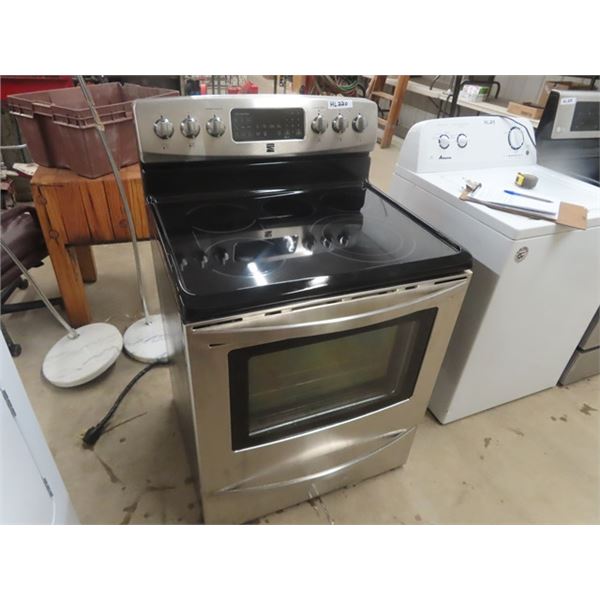 Kenmore Model 970-678530 Stainless Steel Glass Top 30" Stove with Convection Oven