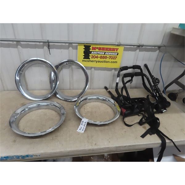 4 Auto Beauty Rings + Carrier