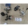 Image 1 : 4 New Fishing Reels : Shakespeare, Prestige, Shimano, Abu Garcia