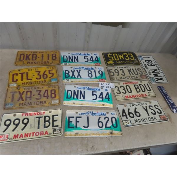 14 MB License Plates- 1958 + Up