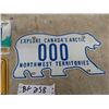 Image 3 : North West Territories License Plate, 2 Manitoba Plates, 1 Motorcycle 