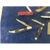 Image 4 : 10 Pocket Knives- Various Brands- some Multi Blades