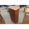 Image 4 : 1 Modern Pine Cabinet, 1 Oak Cabinet - Both 11"×23"×42"