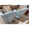 Image 3 : 2 Blue Wing Back Chairs