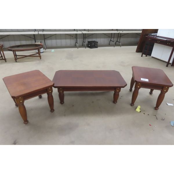 Table Set: Coffee Table 16"×26"×50", End Table 21"×22"×26"