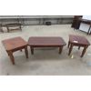 Image 1 : Table Set: Coffee Table 16"×26"×50", End Table 21"×22"×26"