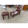 Image 4 : Table Set: Coffee Table 16"×26"×50", End Table 21"×22"×26"