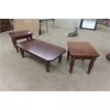 Image 5 : Table Set: Coffee Table 16"×26"×50", End Table 21"×22"×26"