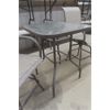 Image 2 : Bistro Table + 2 Swivel Chairs High Style 30"×30"×38"
