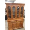 Image 4 : Sears Benchmade Maple 8 pc Dining/ Kitchen Set: China Cabinet 18"×48"×71", Table 30" ×42" wide plus 