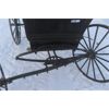 Image 10 : McCaughin Carriage Brockville Canada Single Seat Democrat Doctor Buggy with Canopy- Street Ready wit