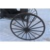 Image 11 : McCaughin Carriage Brockville Canada Single Seat Democrat Doctor Buggy with Canopy- Street Ready wit