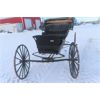 Image 2 : McCaughin Carriage Brockville Canada Single Seat Democrat Doctor Buggy with Canopy- Street Ready wit
