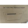 Image 2 : Innoflame 26" Electric Fireplace Insert- New in Box
