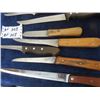 Image 4 : 15 Knives: Butcher/ Skinning / Filet- Various Brands - 3 with Holsters