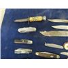 Image 3 : 20 Pocket Knives- Variety, some Single Blade, some Multi Blade