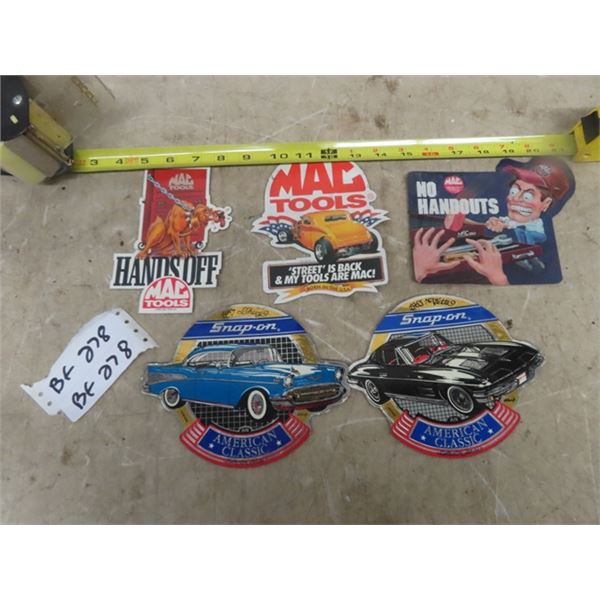 5 Fridge/ Tool Box Magnets: Mac + Snap On