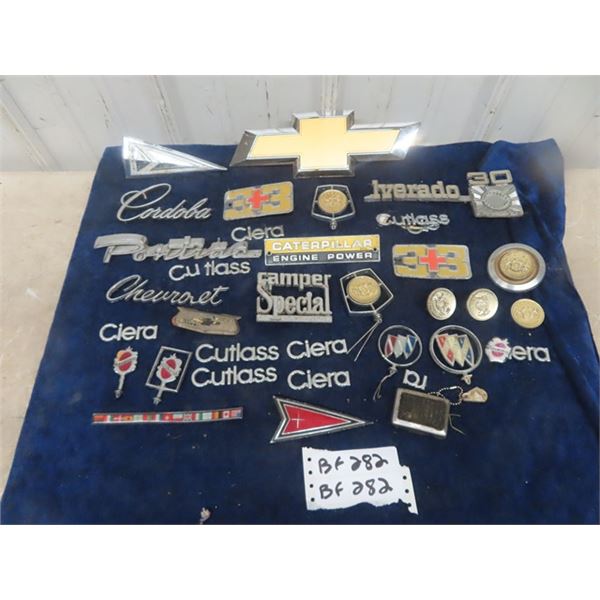 30 Auto Emblems/ Hood Ornaments