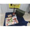 Image 1 : Military Ammo Box, Export A Cup Holder Ashtray, Corc Fire Extinguisher,  Sealed Cigar + Metal Collec