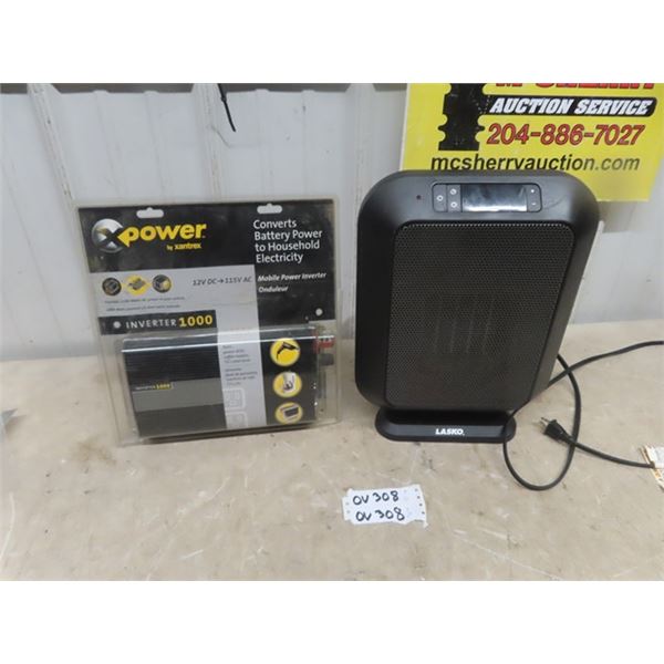 New Xantrax 1000 Power Inverter + Laske 1500 Watt Heater