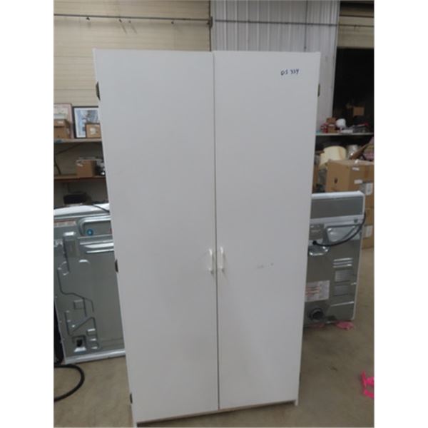 Modern 2 Door Wardrobe Closet 21"×36"×72"