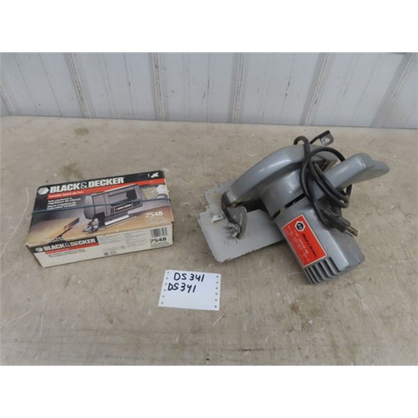 B+D 7 1/4" Circular Saw + Variable Speed Jig Saw