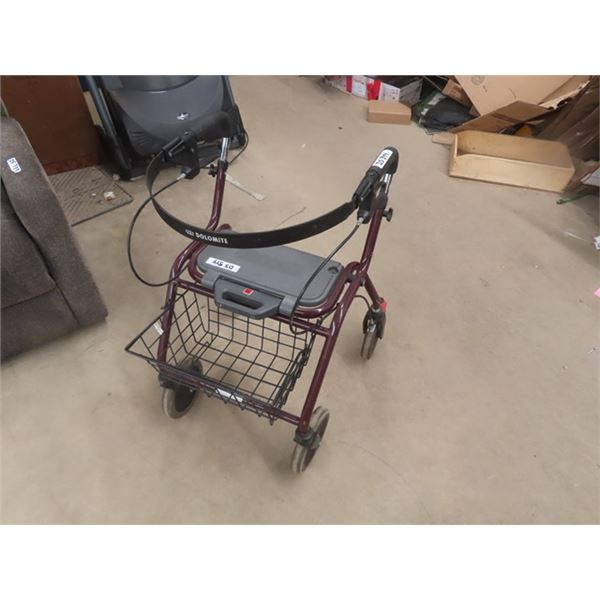 4 Wheel Walker- Folding Type