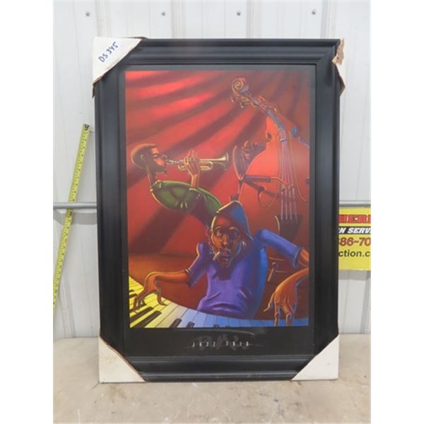 Jazz Trio Framed Picture 29"×41"