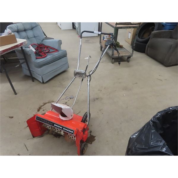 Sunbeam Model ST200DS Snow Champ Electric Snow Blower - Tested- Works