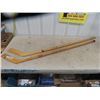 Image 1 : 2 Vintage Wooden Hockey Sticks: Sherwood, CCM Custom