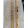 Image 2 : 2 Vintage Wooden Hockey Sticks: Sherwood, CCM Custom