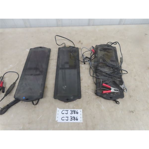 3 Solar Panels 5"×14"