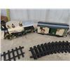 Image 2 : Large Scale Plastic Railroad with 4 Trains- Battery Operated