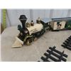 Image 6 : Large Scale Plastic Railroad with 4 Trains- Battery Operated