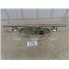 Image 4 : 3 Light Bathroom Vanity Chrome Light Fixture 24" Long