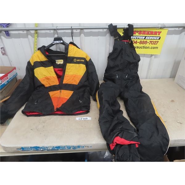  Ski-Doo 2pc Snowmobile Suit - Jacket looks like Sz Med? Pants are Sz 36
