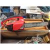 Image 3 : Homelite Super 2 Chainsaw for Parts! - Sharpener + Extra Chain in Wooden Box
