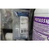 Image 5 : Box of Assorted Plumbing Parts: ABS Connectors, Tub Outlets, Filters, Potassium Permanganate plus mo
