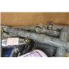 Image 6 : Box of Assorted Plumbing Parts: ABS Connectors, Tub Outlets, Filters, Potassium Permanganate plus mo