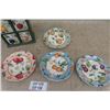 Image 3 : 4 Fruit Themed Plates + 4 Drawer Spice / Sewing Rack