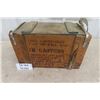 Image 1 : Antique Wooden Ammunition Crate 8"×10"×17"
