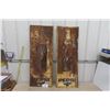 Image 1 : 2 Vintage Rusty Pepsi Bottle Signs 17"×47"