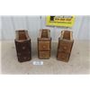 Image 1 : 3 Set of 2 Antique Sewing Machine Drawers ' Great for Storing Trinkets + What  Nots
