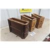 Image 2 : 3 Set of 2 Antique Sewing Machine Drawers ' Great for Storing Trinkets + What  Nots