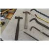 Image 5 : Porter Cable All Metal Circular Saw, Several Pry Bars, 2 Hammers