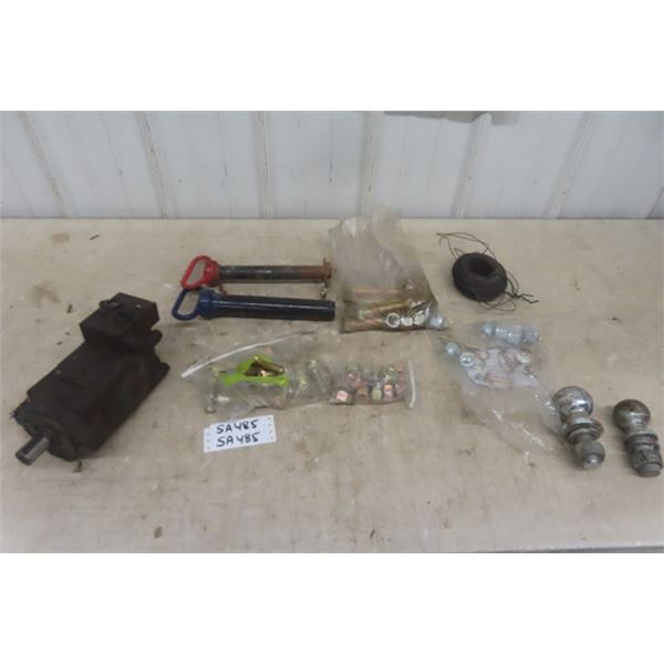 Hydraulic Pump, Trailer Pins, Towing Bars, Carriage Bolts 