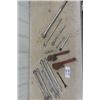 Image 1 : 3/4" Ratchet, 3/8" Drive Ratchets, Pipe Wrenches, 6 Large Wrenches- 3 are 11/4"